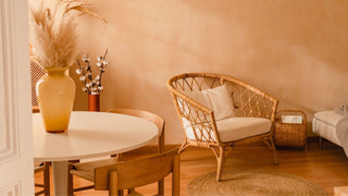 Scandinavian Living Room Interior Design with Peach Perfection - Megafurniture