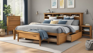 Upgrade Your Bedroom Storage Space with a King Size Bed Frame with Storage - Perfect for Singaporean Homes! - Megafurniture
