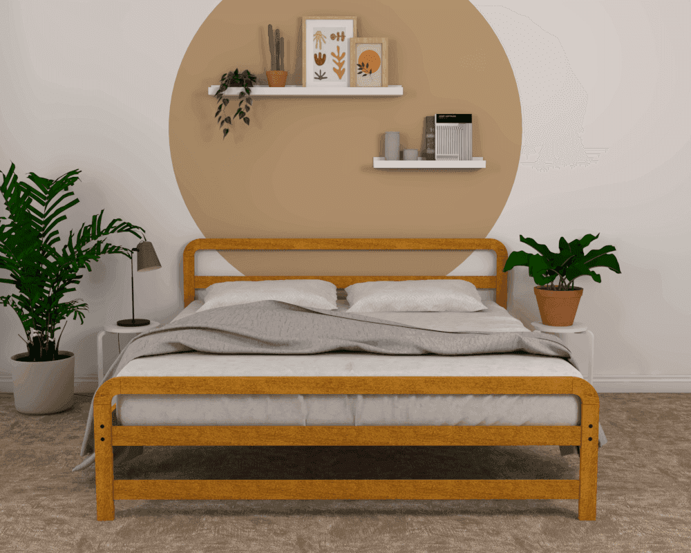 Image showcasing Scandinavian Bed Frames – Megafurniture