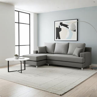 Aurora Fabric L-Shape Sofa (Water Repellent)