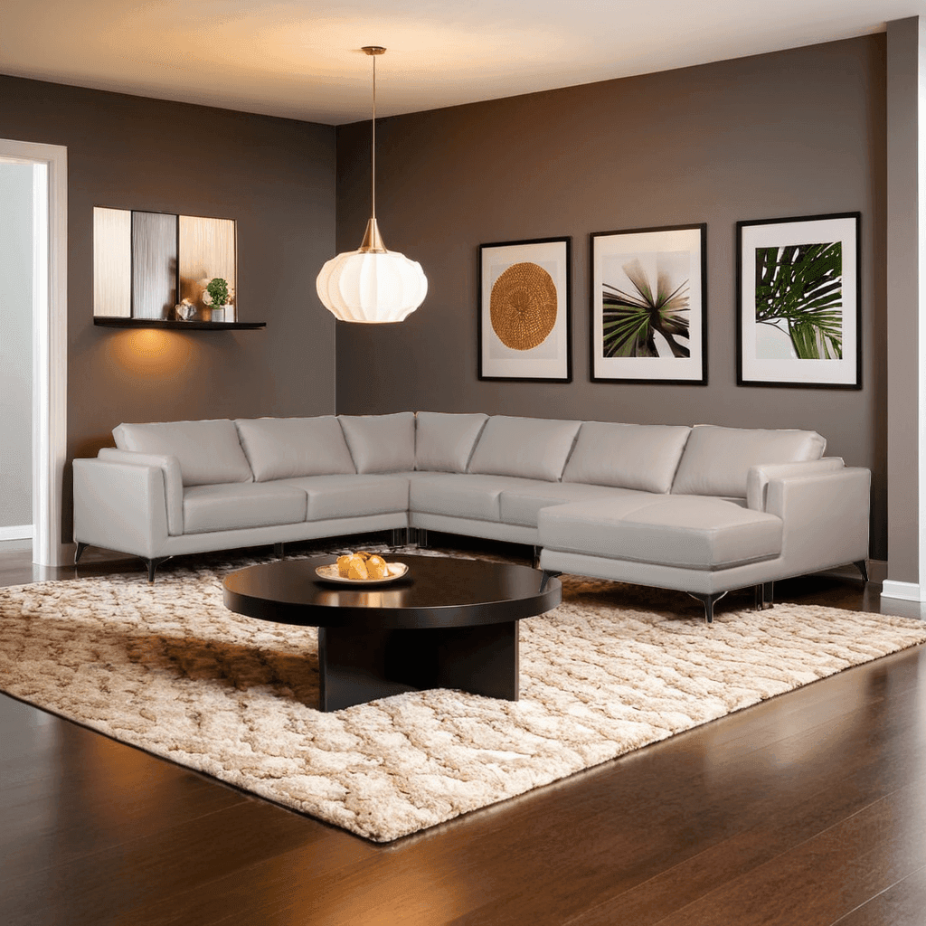 Hinata Genuine Leather Corner L-Shaped Sofa – Megafurniture