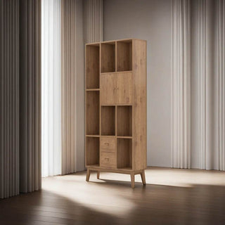 Hudson Ash Wood Display Unit / Bookshelf