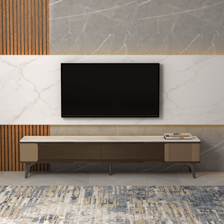 Alistair Glossy Sintered Stone TV Console Singapore