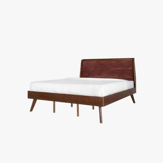 Althea Walnut Wooden Bed (King) Singapore