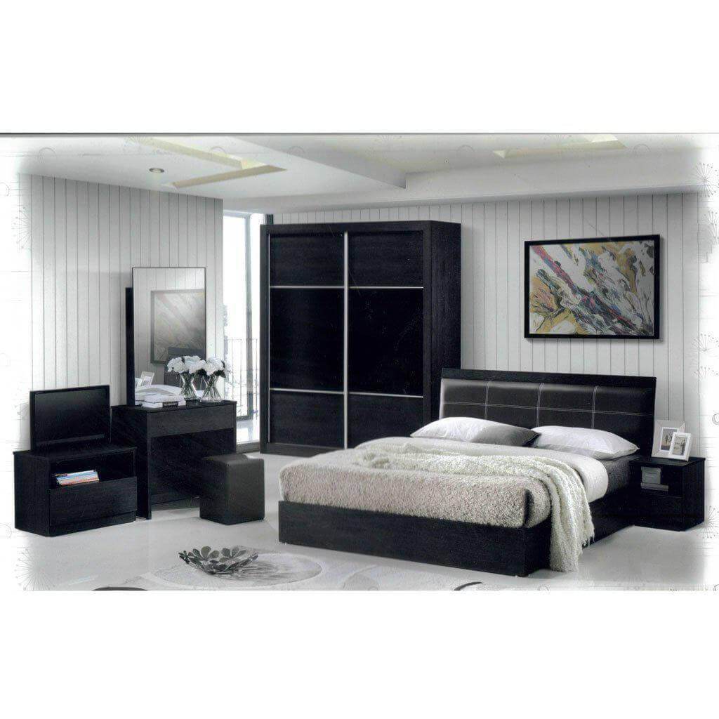 audria walnut bedroom set