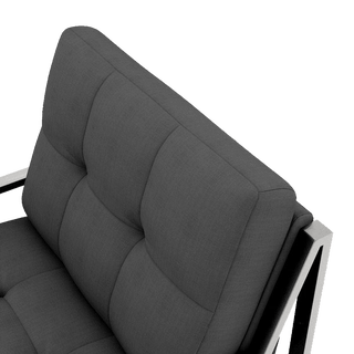 Axel Dark Grey Fabric Lounge Armchair by Zest Livings Singapore