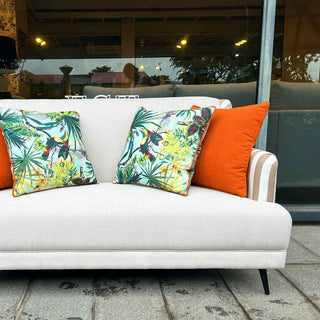 Coastal Designer 2 Seater Outdoor Striped Sofa by Zest Livings Singapore