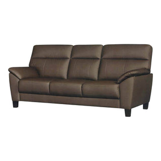 Colby Brown Genuine Leather Sofa Singapore