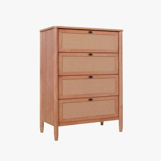 Delora Rattan Wooden Chest of Drawer Singapore