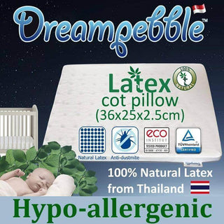 Dreampebble Natural Latex Baby Cot Pillow Singapore