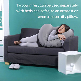 the fwooa – ultra versatile spandex bean bag with armrest by doob