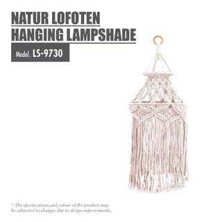 HOUZE - Natur Lofoten Knitted Hanging Lampshade Singapore