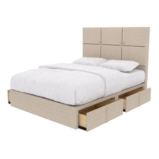 Jarvis Fabric Drawer Bed Frame (Pet Friendly Fabric) Singapore