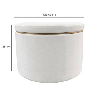 Justin Fabric Ottoman/Coffee Table by Zest Livings (Water Repellent) Singapore