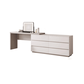 Lazarus Glossy Sintered Stone Extendable Dressing Table