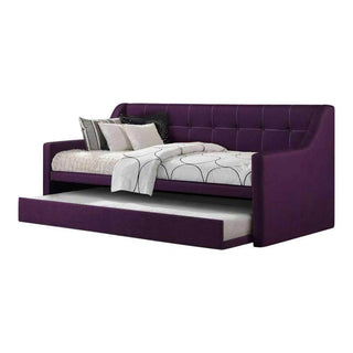 Merryle 3 in 1 Purple Fabric Daybed Pull Out Bed Frame (Water Repellent) Singapore