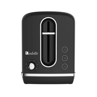 Odette Stainless Steel 2-Slice Toaster in Black Singapore
