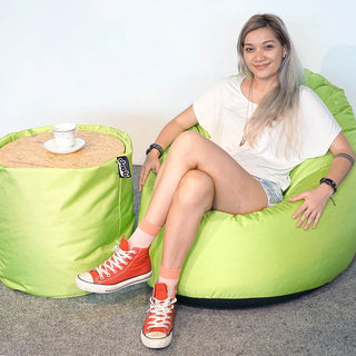 the oomph – water-repellent bean bag chair by doob