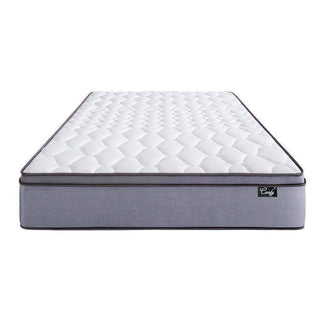 Orinde Fabric Bed Frame (Water Repellent) + Somnuz™ Comfy 10" Pocketed Spring Mattress Bed Set Singapore