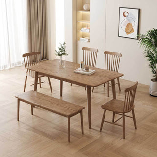 Praxis Solid Ash Wood Dining Table Singapore