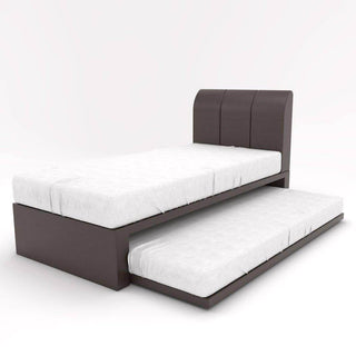 Princeton 3 In 1 Faux Leather Pull Out Bed Frame Singapore