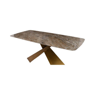 Rocco Polished Sintered Stone Dining Table (160cm/180cm) Singapore