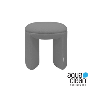 Stacy Boucle Dressing Stool by Zest Livings (Aqua Clean) Singapore