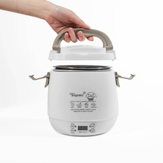 TOYOMI 0.6L Mini Rice Cooker with Duo Pot RC 818 Singapore