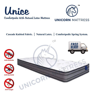 Unicorn Unice Natural Latex Spring Mattress Singapore
