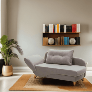 Uno Grey Fabric Storage Sofa Bed Singapore