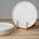 Rustic White / Set of 4 Plates