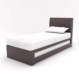 Zander 3 in 1 Faux Leather Pull Out Bed + Somnuz™ Bliss Spring Mattress Bed Set Singapore