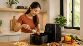Air fryer in a Singapore kitchen