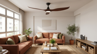 Ceiling fan installed in a Singapore home