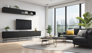 Black TV Console Singapore: The Perfect Addition to Your Home Entertainment Setup - Megafurniture