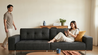 Bladeless wall fan in a Singapore bedroom