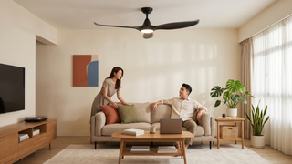 Ceiling fan for a young family working from home in Singapore