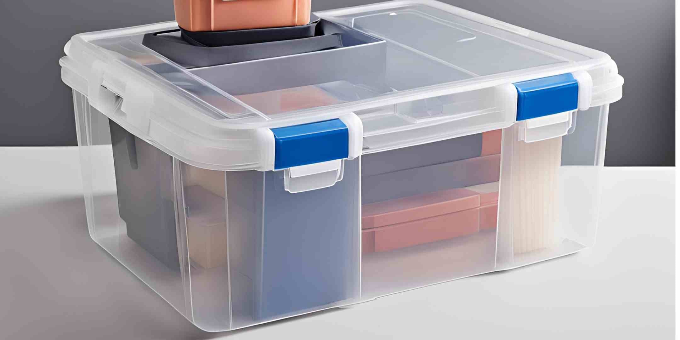 Clear Storage Boxes: The Perfect Solution for Organizing Your Home in ...