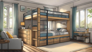 Double Bunk Bed Singapore: Maximizing Space in Small Bedrooms - Megafurniture