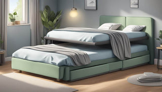 Excited for Space-Saving Solutions? Get a Double Bed with Single Bed on Top Today! - Megafurniture