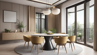 Extendable Round Dining Table Singapore: Expand Your Dining Space in Style! - Megafurniture