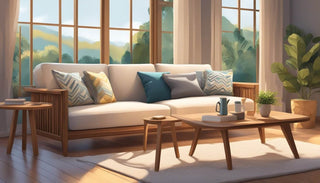 Get Cosy with a 2 Seater Wooden Sofa: Perfect Addition to Your Singaporean Home - Megafurniture