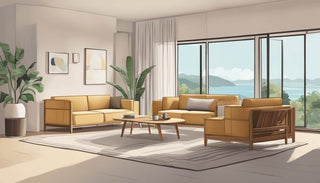 Get Cozy with a Simple Wooden Sofa Set: Perfect for Your Singapore Home - Megafurniture