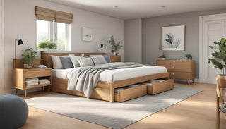 Get Organized with a Wooden Bed with Storage: The Perfect Solution for Singapore Bedrooms - Megafurniture