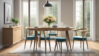 Get Ready to Host a Feast with Our 120cm Dining Table - Perfect for Small Spaces in Singapore! - Megafurniture