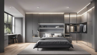 Grey Built-In Wardrobes: The Perfect Storage Solution for Modern Singaporean Homes - Megafurniture