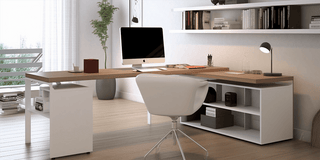 How L-Shaped Desks Promote Comfort at Work - Megafurniture