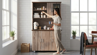 Singapore kitchen storage layout with cabinets planned around cooking workflow and clear walkways