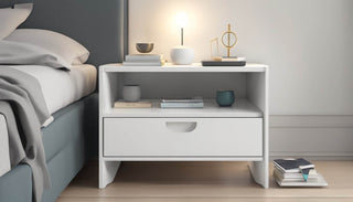 Modern White Bedside Tables: The Sleek Addition Your Singapore Bedroom Needs - Megafurniture