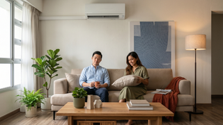 Multi-split aircon system for a Singapore home